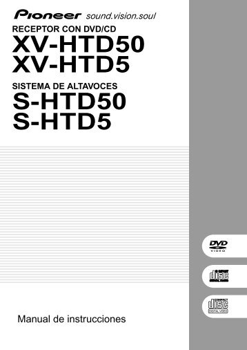 XV-HTD50 XV-HTD5 S-HTD50 S-HTD5 - Service.pioneer-eur.com ...
