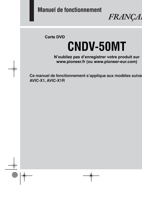 CNDV-50MT - Service.pioneer-eur.com - Pioneer