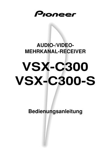 VSX-C300 VSX-C300-S - Service.pioneer-eur.com - Pioneer