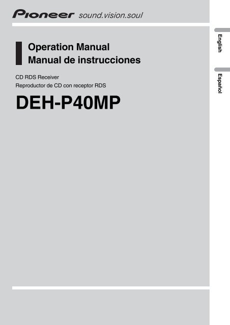 DEH-P40MP - Service.pioneer-eur.com - Pioneer