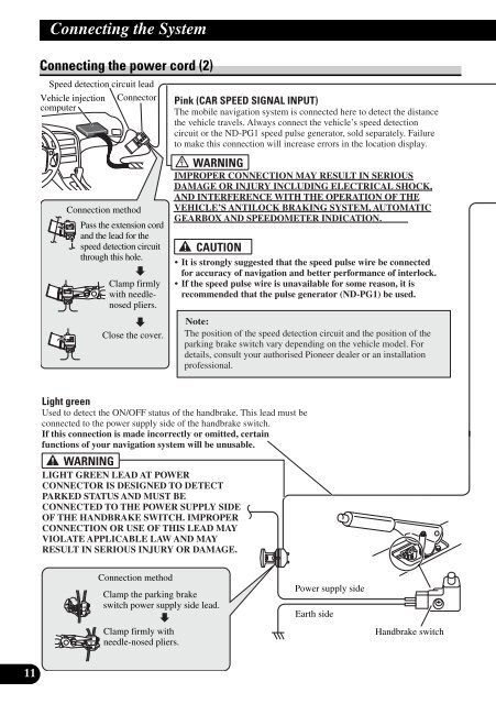 manuel d'installation installation manual - Service.pioneer-eur.com ...