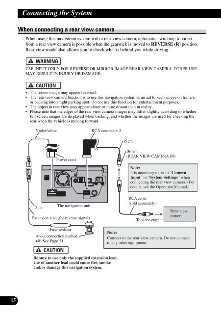 manuel d'installation installation manual - Service.pioneer-eur.com ...