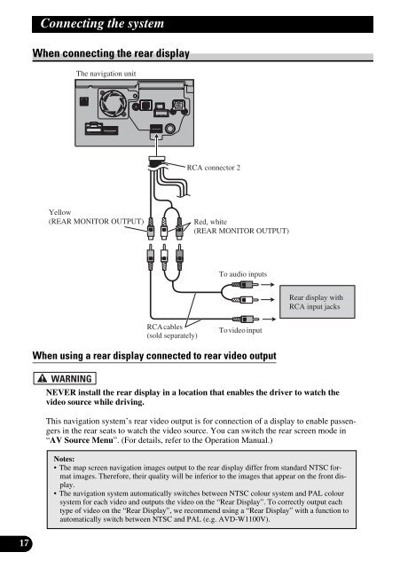 manuel d'installation installation manual - Service.pioneer-eur.com ...