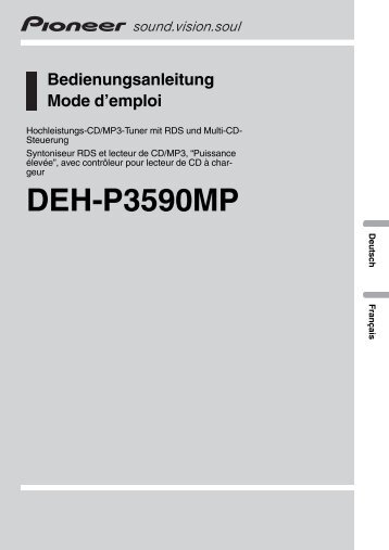 DEH-P3590MP - Service.pioneer-eur.com - Pioneer