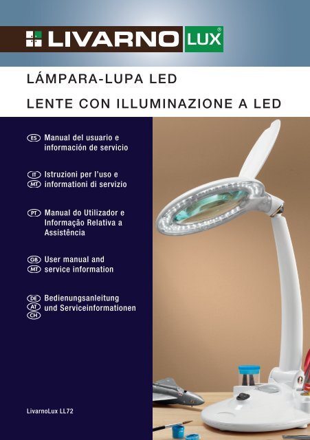lámpara-lupa led lente con illuminazione a led - Lidl Service Website