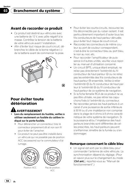 AVIC-F900BT AVIC-F700BT - Service.pioneer-eur.com - Pioneer