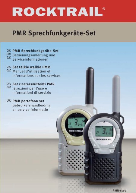 PMR Sprechfunkgeräte-Set - Targa Service Portal