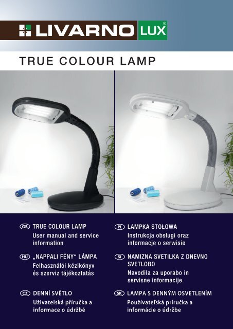 Botsing steek Bestuiven TRUE COLOUR LAMP - Lidl Service Website