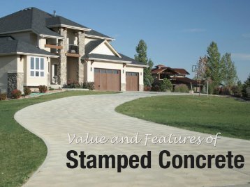 Value and Features of Stamped Concrete- stamped concrete st louis