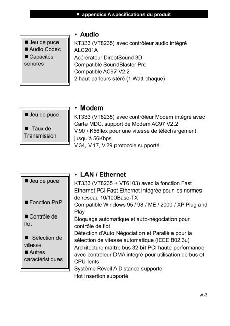 Manual Français TARGA Visionary XP 10 - Targa Service Portal