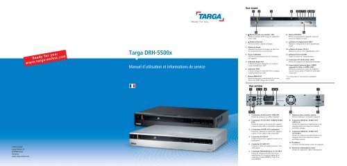 Targa DRH-5500x - Targa Service Portal