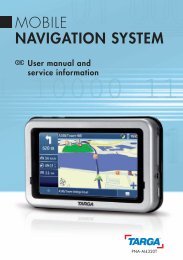 MOBILE NAVIGATION SYSTEM - Targa