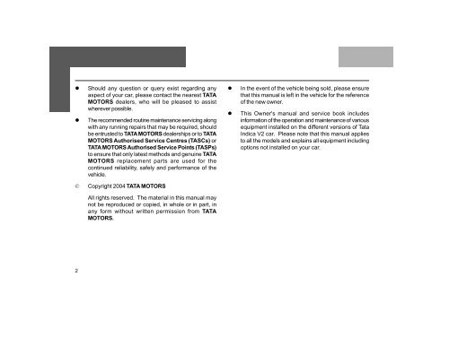 Tata Indica - V2 - Electromanuals.org