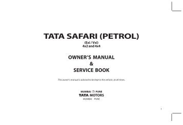 TATA SAFARI (PETROL) - Tata Motors Customer Care