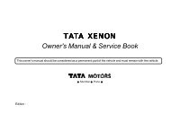 TATA XENON - Tata Motors Customer Care