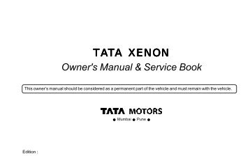 TATA XENON - Tata Motors Customer Care
