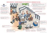 Artist impression of a food stall (PDF - 587kb)