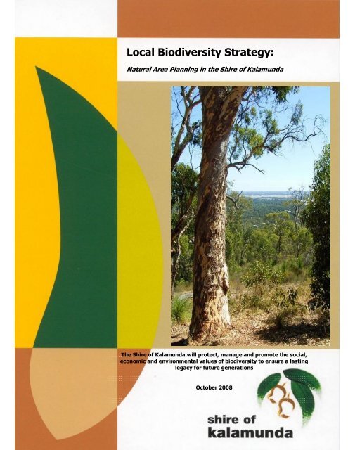 Local Biodiversity Strategy: - Shire of Kalamunda
