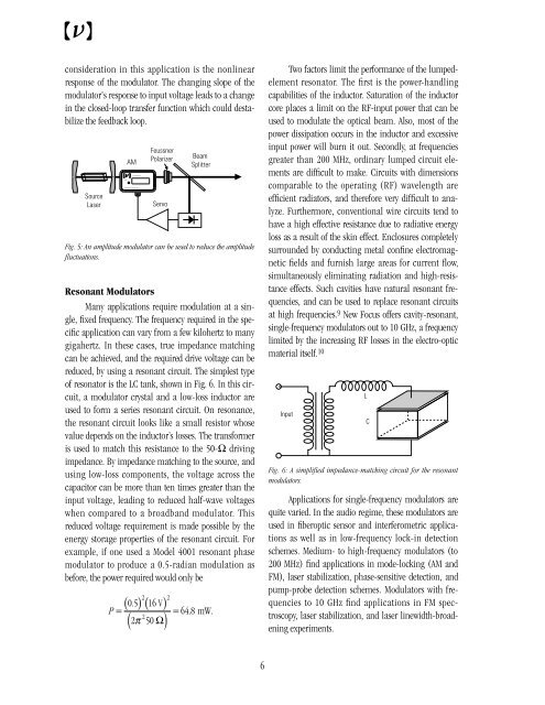 Practical Uses and Applications of Electro-Optic Modulators