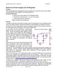 Brute Force Power Supply and 723 Regulator