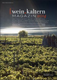 wein.kaltern Magazine 2014