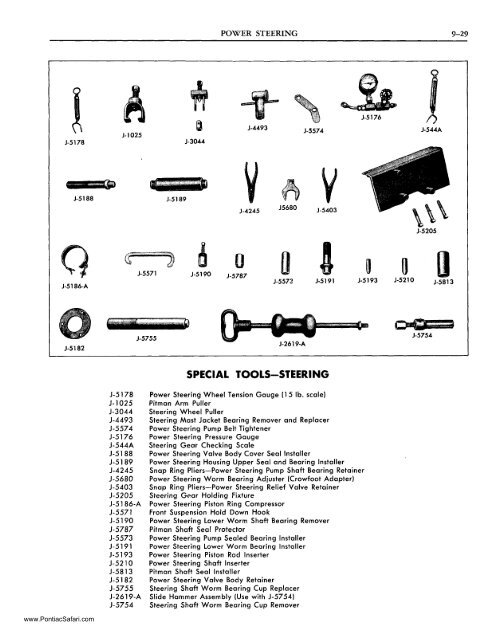 POWER STEERING GEAR AND PUMP