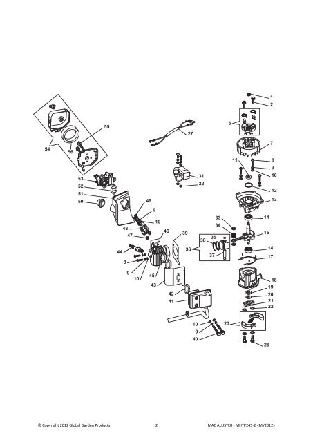 Use Genuine Spare Parts specified in the parts list for repair and/or ...