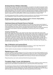 St Andrew's School brochure - Service Schools Mobility Toolkit