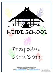 Heide School brochure - Service Schools Mobility Toolkit