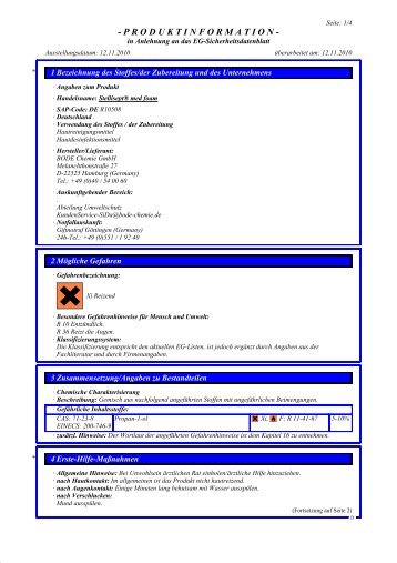 Stellisept® Med Foam - Servoprax GmbH