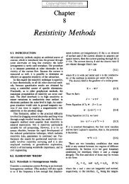 Resistivity Methods