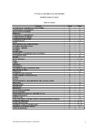 Macau Grand Prix 37th Motorcycle Grand Prix Regulations