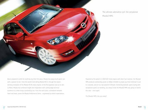 Mazda3 - Van Leasing and Car Leasing