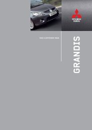 Mitsubishi Grandis Brochure - S G Petch