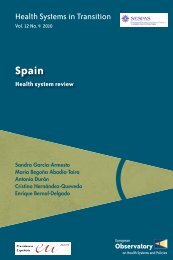 Spain Health System Review - Sespas