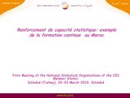 Facteurs inducteurs des besoins en formation - OIC Statistical ...