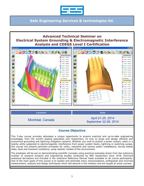 Safe Engineering Services & technologies ltd. Advanced Technical ...