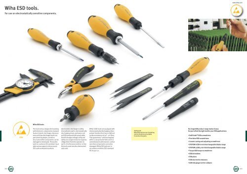 Wiha ESD tools. - Sesto International SRL