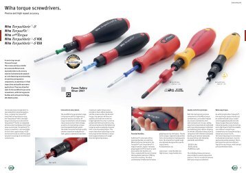 Wiha torque screwdrivers.