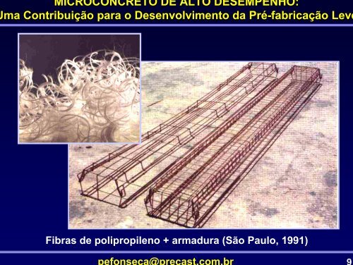 MICROCONCRETO DE ALTO DESEMPENHO: Uma ... - SET