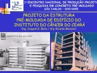 PROJETO DA ESTRUTURA PRÃ-MOLDADA DE EDIFÃCIO ... - SET