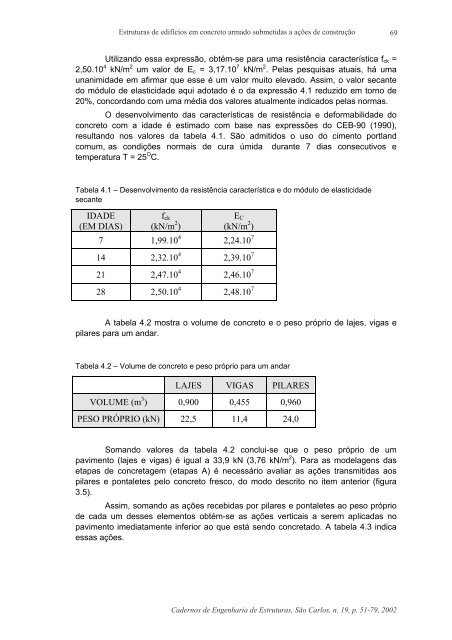 estruturas de edifÃ­cios em concreto armado submetidas ... - SET - USP