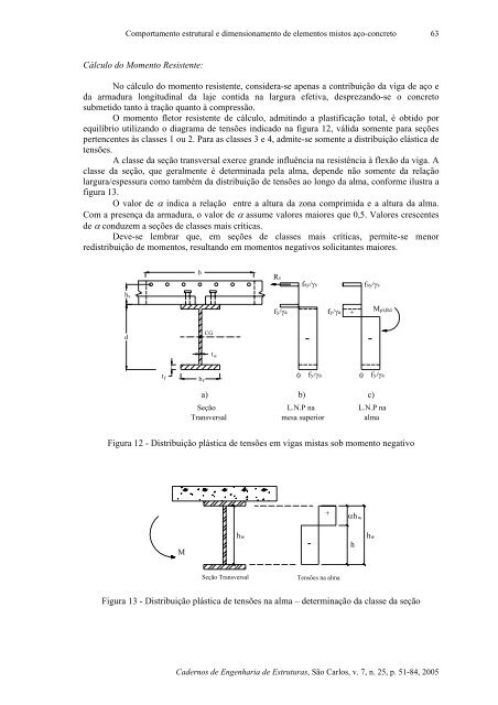 comportamento estrutural e dimensionamento de ... - SET - USP