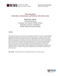 Theorizing Risk: Ulrich Beck, Globalization and the Rise of ... - SETA