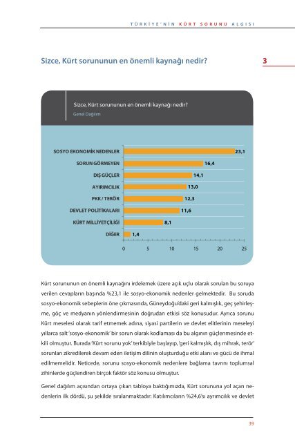 Türkiye'nin Kürt Sorunu Algısı - SETA