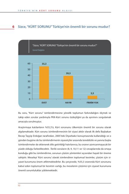 Türkiye'nin Kürt Sorunu Algısı - SETA