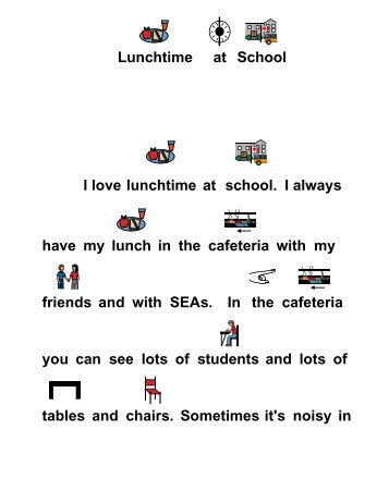 Lunch Time at School PDF - Set BC