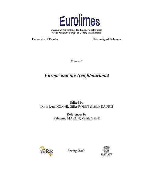 Europe and the Neighbourhood - SETA