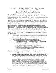 Section 4: Identify Assistive Technology Solutions ... - Set BC