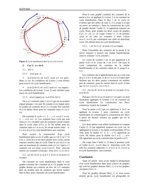 TolÃ©rance aux pannes dans les graphes distants et circulants